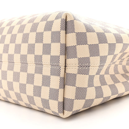 Louis Vuitton Damier Azur Graceful MM Rose Ballerine 9 of 9