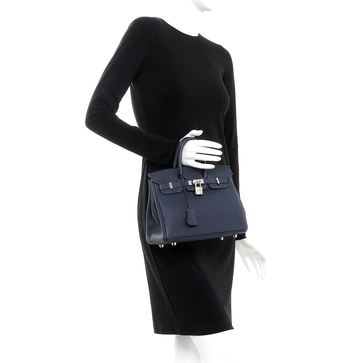 Hermes Togo Birkin 25 Bleu Nuit 2 of 37