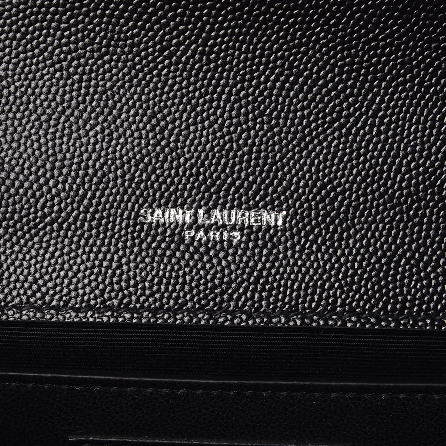Grain De Poudre Medium Classic Monogram Kate Satchel Black