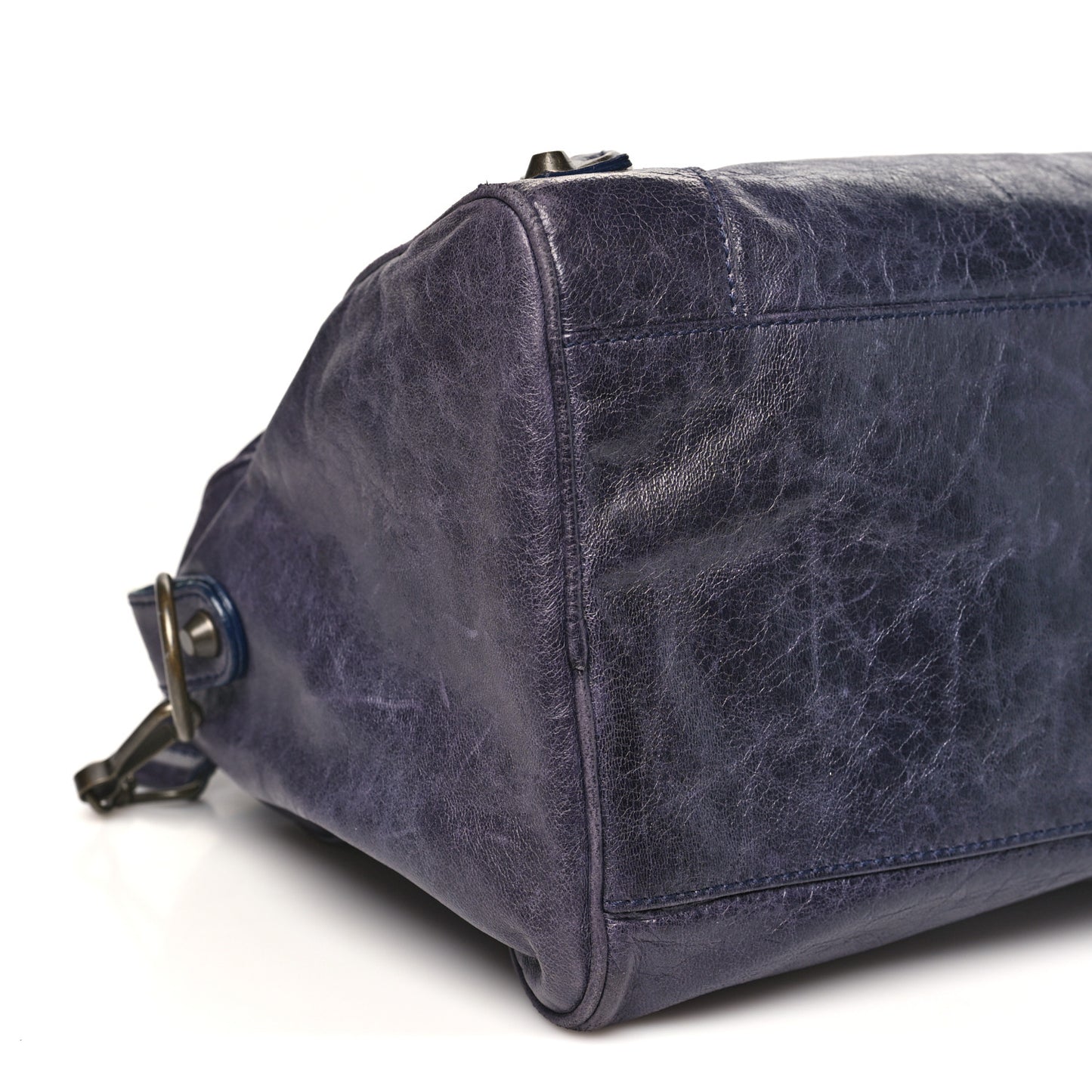 Agneau Classic Hardware Twiggy  Eggplant