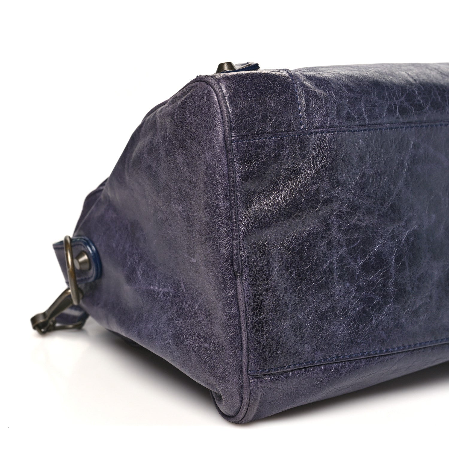 Balenciaga Agneau Classic Hardware Twiggy  Eggplant 10 of 13