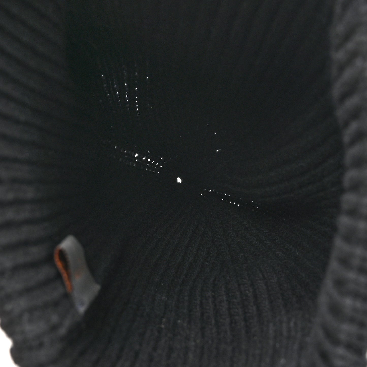 Wool LV initials Monogram Beanie Hat Black