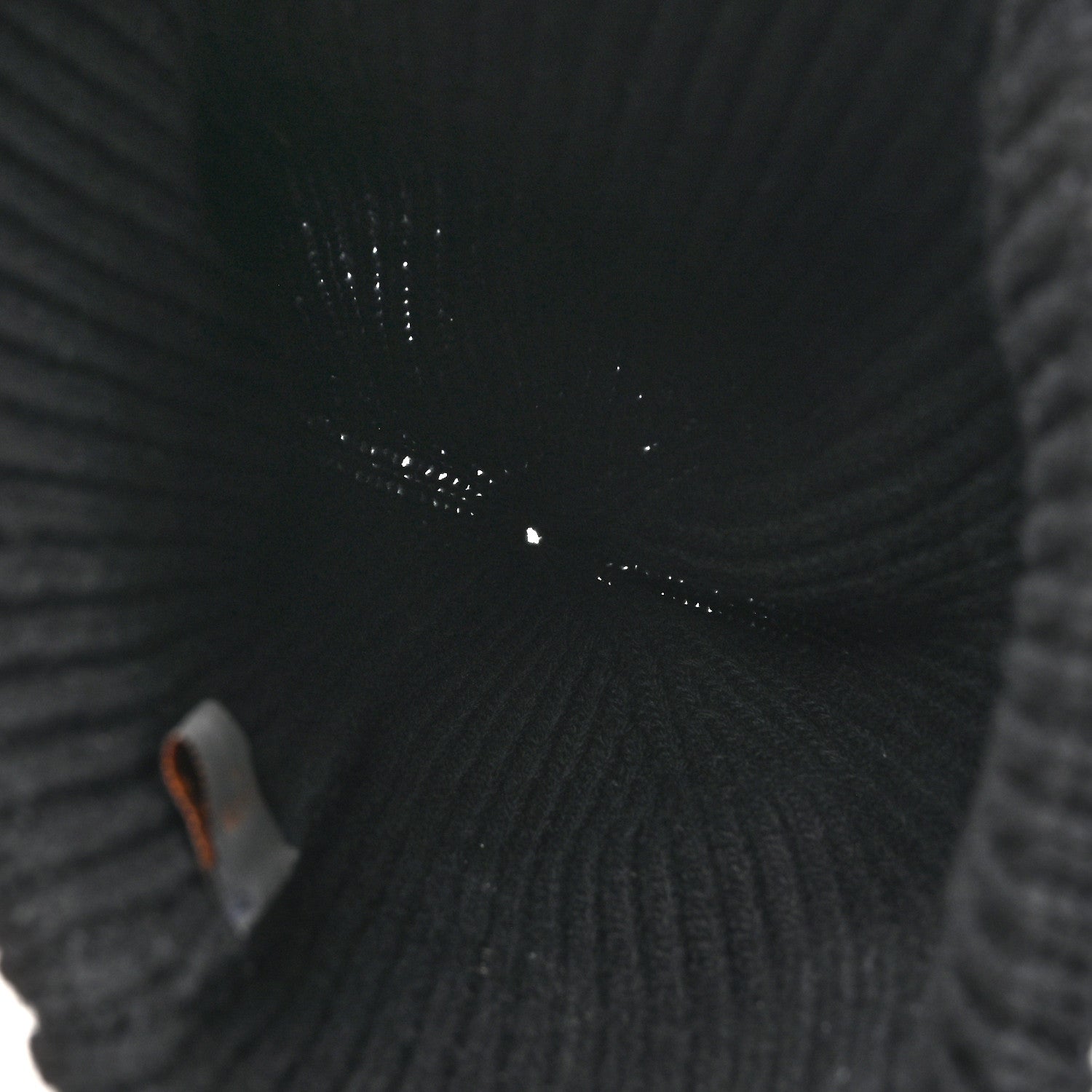 Louis Vuitton Wool LV initials Monogram Beanie Hat Black 4 of 6