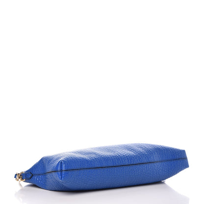 Burberry Signature Grain Calfskin Small Chichester Crossbody Clutch Bag Brilliant Blue 4 of 14