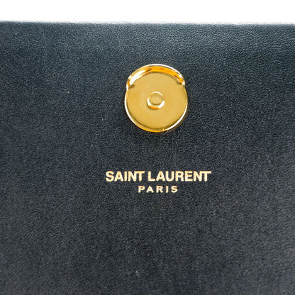 Saint Laurent Calfskin Small Classic Monogram Kate Tassel Satchel Black 6 of 7