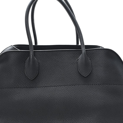The Row Matte Grained Calfskin Soft Margaux 15 Black 7 of 10