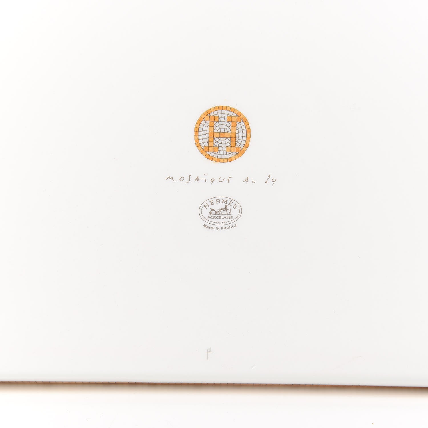 Hermes Porcelain Mosaique au 24 Sushi Plate 4 of 5