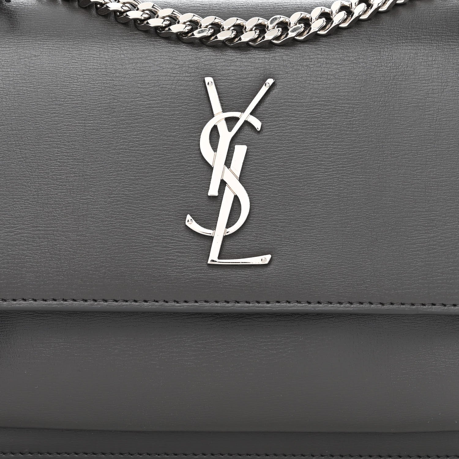 Saint Laurent Calfskin Medium Monogram Sunset Earth 7 of 12