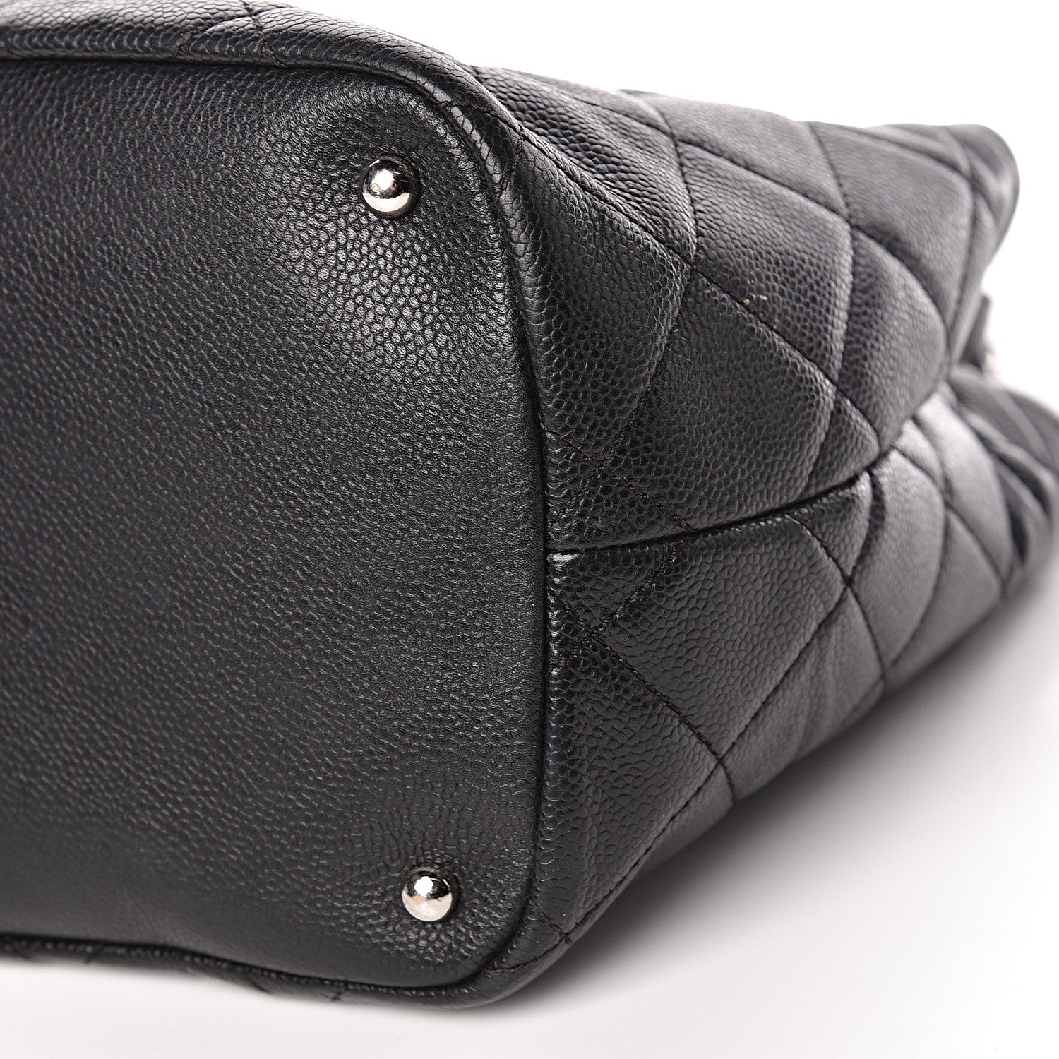 Chanel Caviar Quilted CC Timeless Soft Tote Black 12 of 14