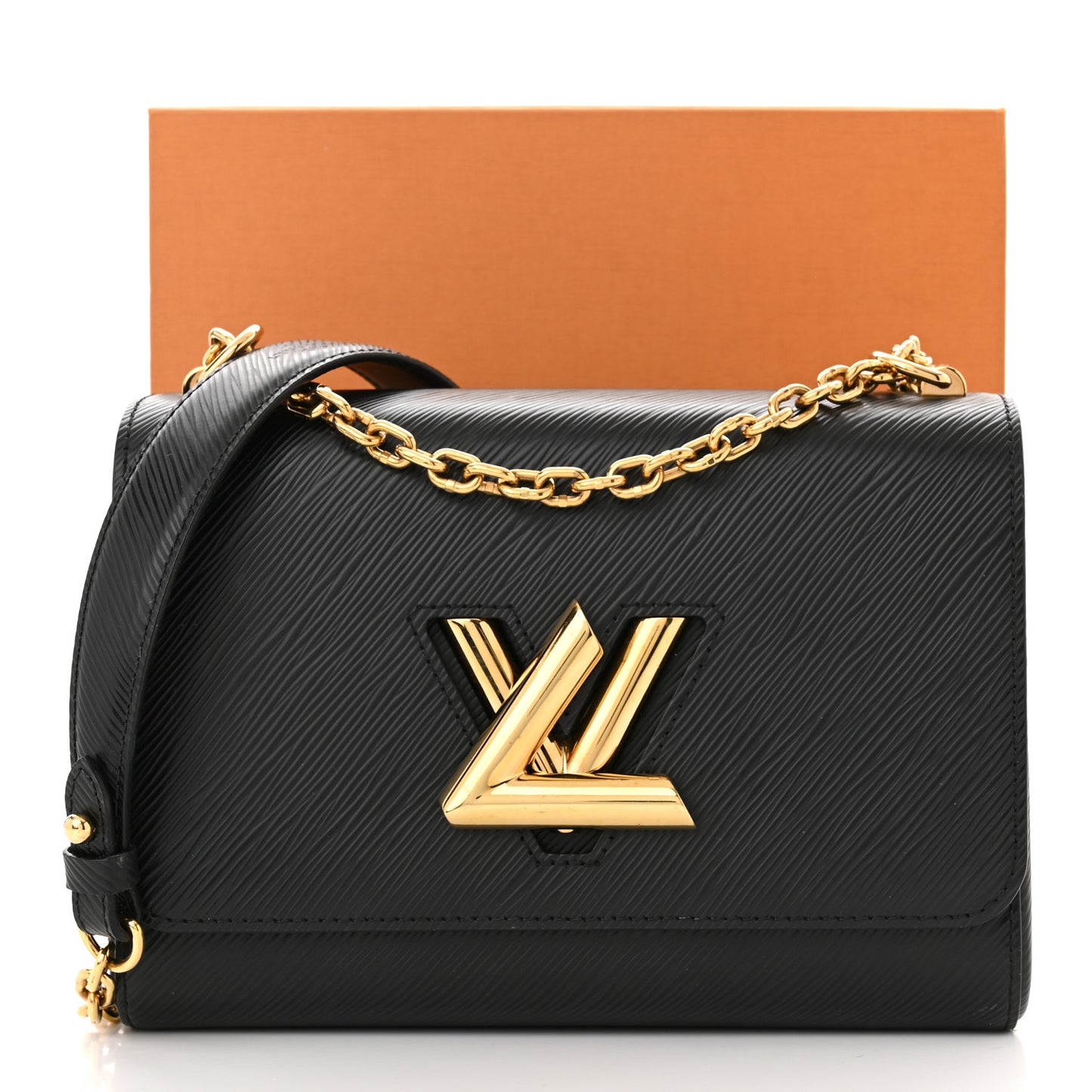 Epi Twist Shoulder Bag MM Black