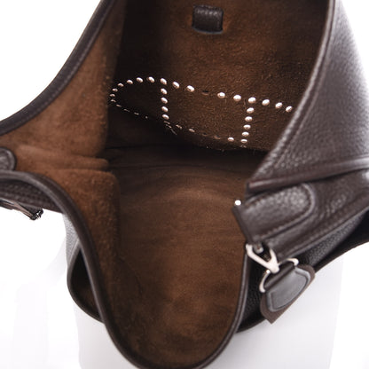 Hermes Taurillon Clemence Evelyne III TGM Chocolate 8 of 11