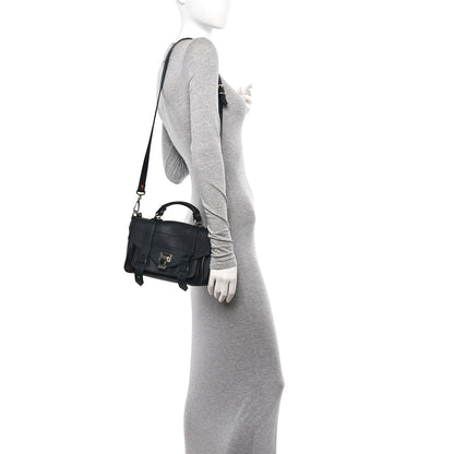 Proenza Schouler Lambskin Tiny PS1 Satchel Black 2 of 13