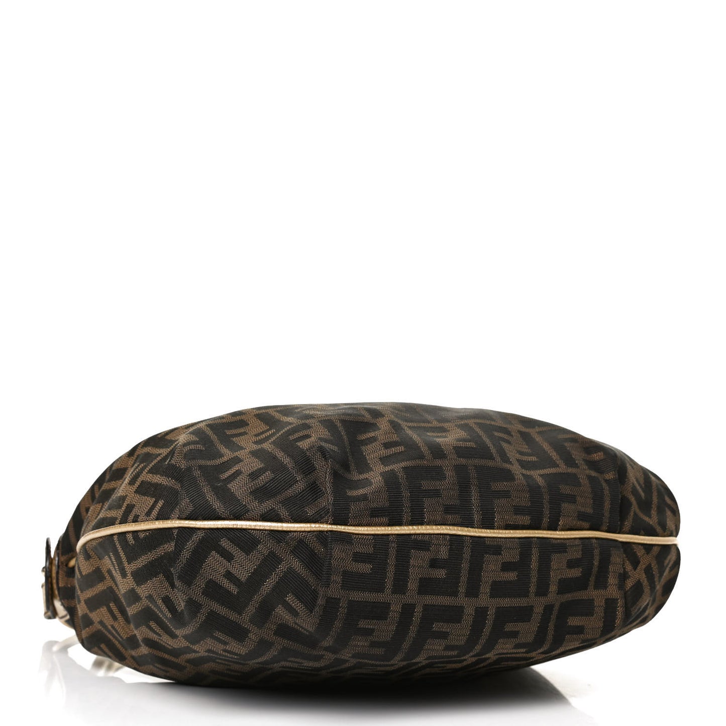 Zucca Laminated Vachetta Small Chef Hobo Tobacco Bronzo