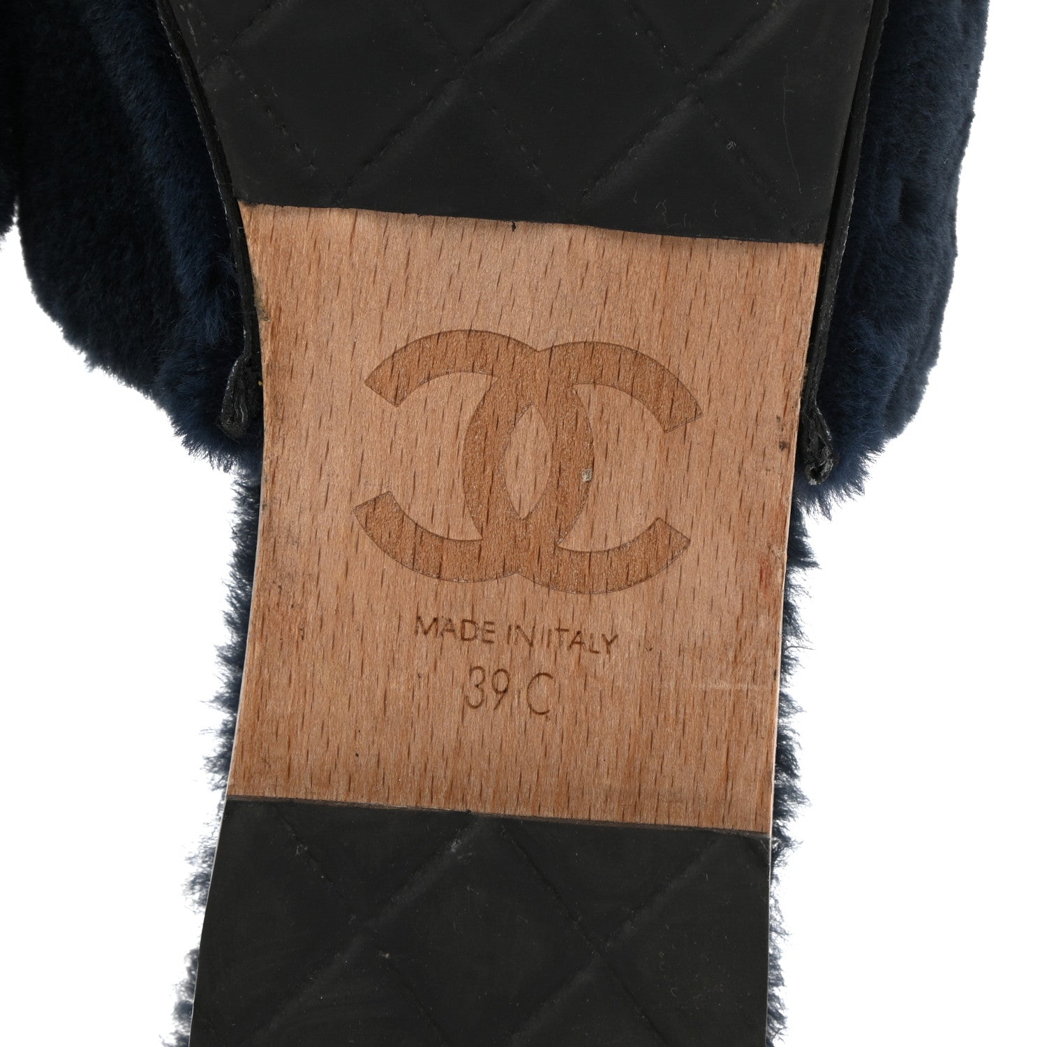 Chanel Orylag Lambskin Mules 39 Blue 6 of 9