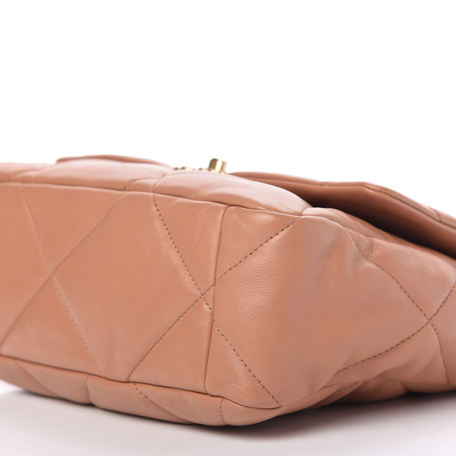 Chanel Lambskin Quilted Large Chanel 19 Flap Brown 7 of 10