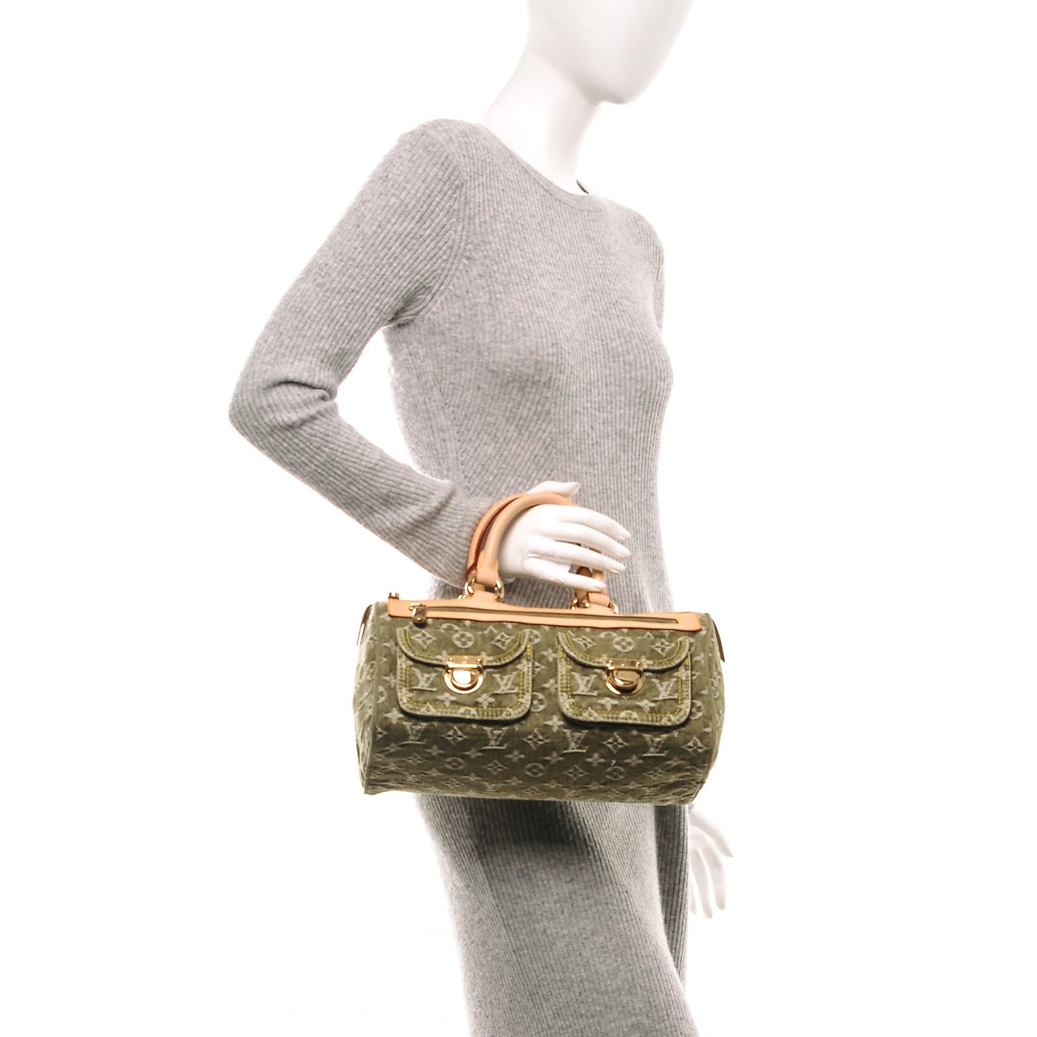 Louis Vuitton Monogram Denim Neo Speedy Lichen 2 of 7