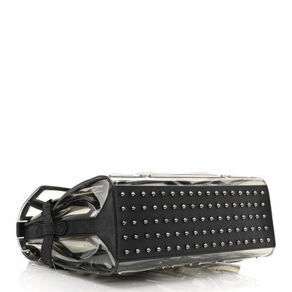 Delvaux Vinyl Gladiator Tempete Satchel Antique Silver Gold 4 of 10