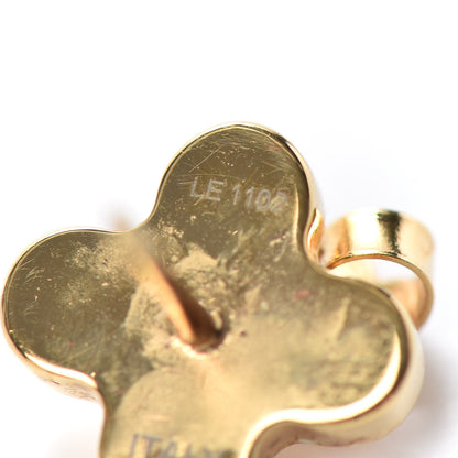 Louis Vuitton Swarovski Crystal Love Letter Timeless Ear Stud Earrings 5 of 5