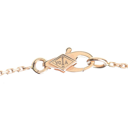 Van Cleef & Arpels 18K Rose Gold Sweet Alhambra Pendant Necklace 4 of 8