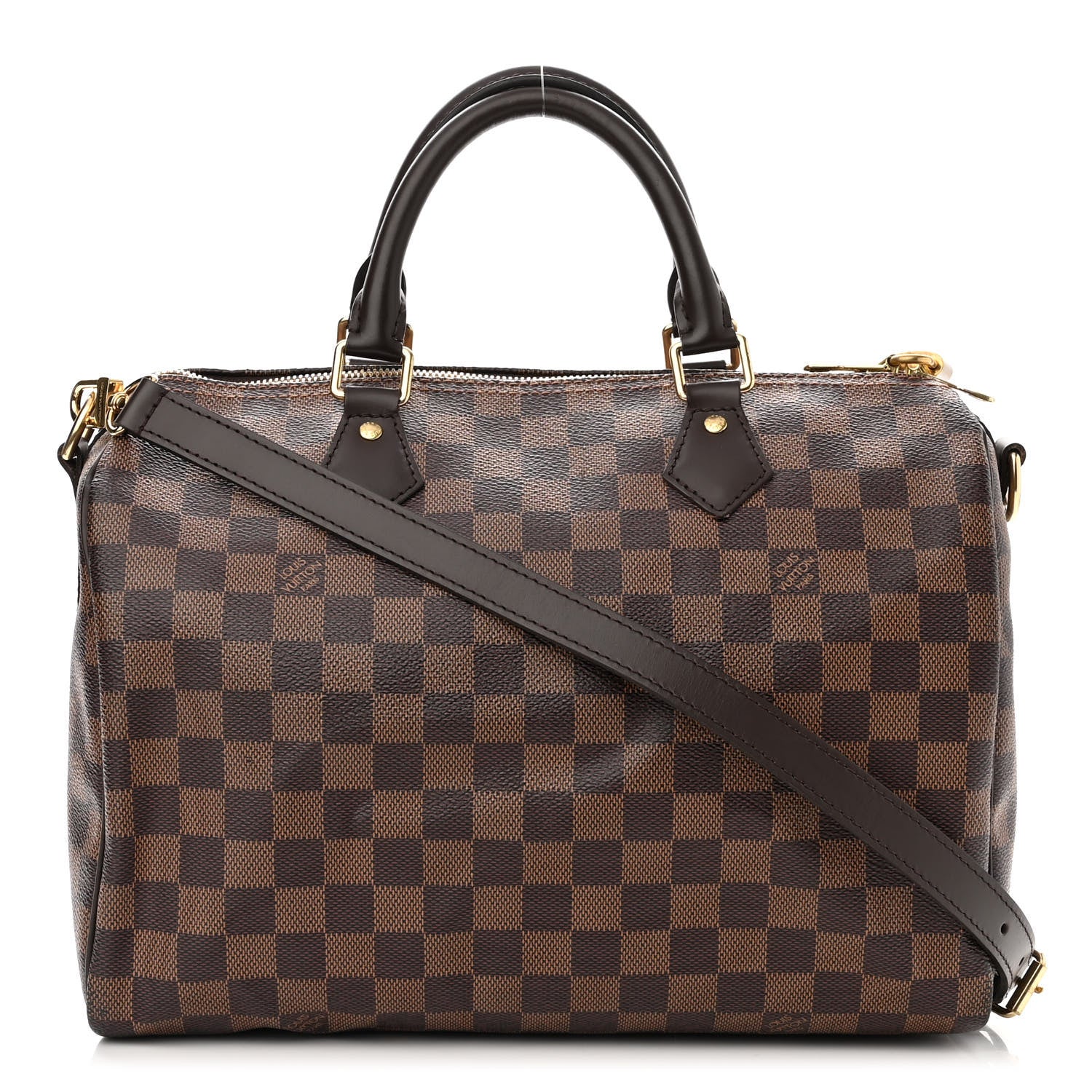 Louis Vuitton Damier Ebene Speedy Bandouliere 30 1 of 10