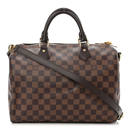 Louis Vuitton Damier Ebene Speedy Bandouliere 30 1 of 10