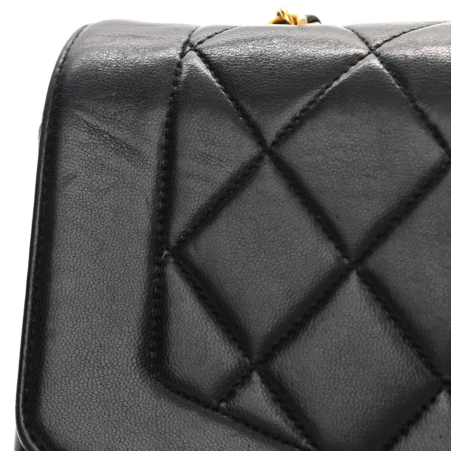 Chanel Lambskin Quilted Small Single Flap Black 11 of 12