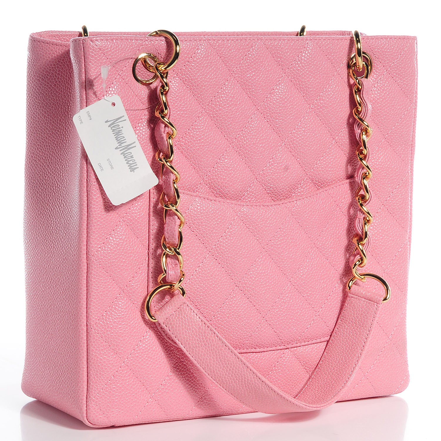 Chanel Caviar Petit Shopping Tote PST Pink 3 of 9