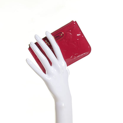 Louis Vuitton Vernis Key Pouch Rose Indien 2 of 7