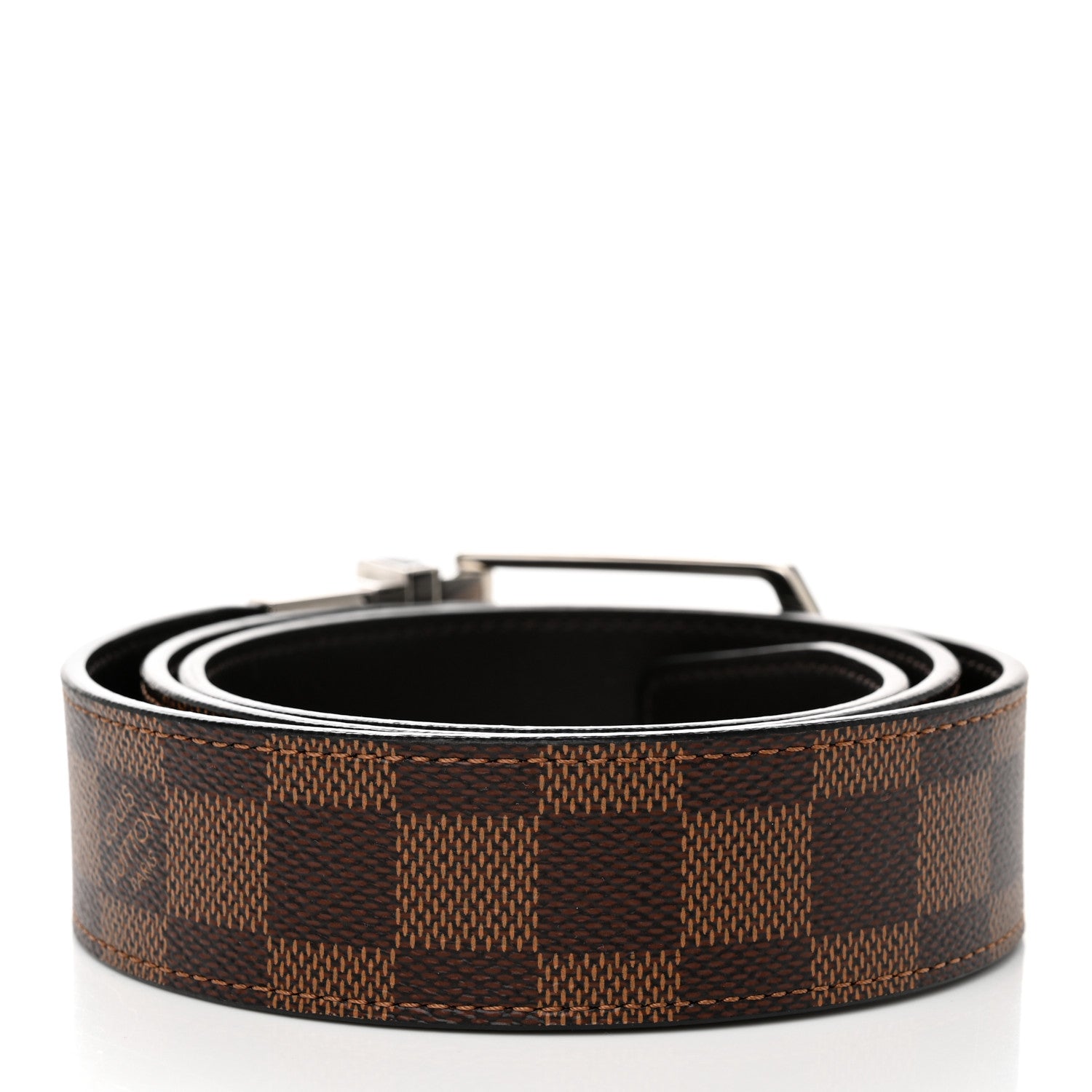 Louis Vuitton Damier Ebene Belt 90 36 2 of 7