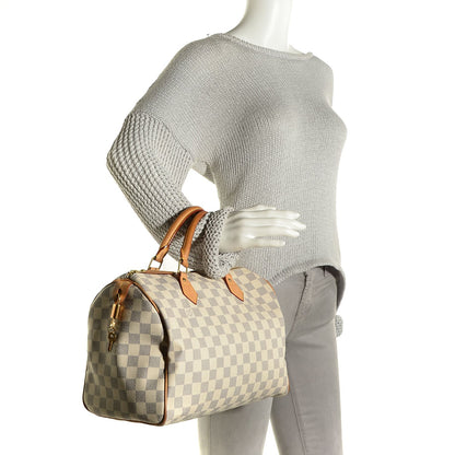 Louis Vuitton Damier Azur Speedy 30 2 of 7