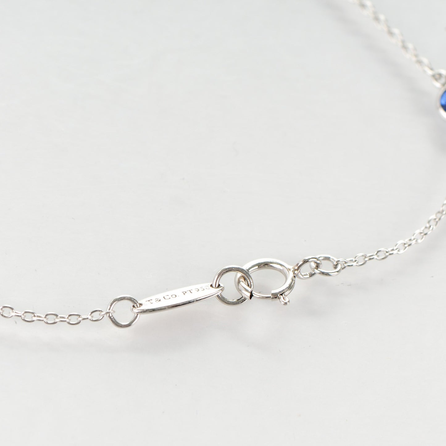 Platinum Blue Sapphire Elsa Peretti Color By The Yard Bracelet