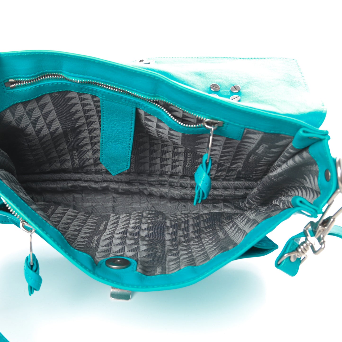 Lambskin Medium PS1 Satchel Turquoise