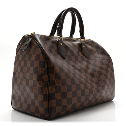 Louis Vuitton Damier Ebene Speedy 30 3 of 15