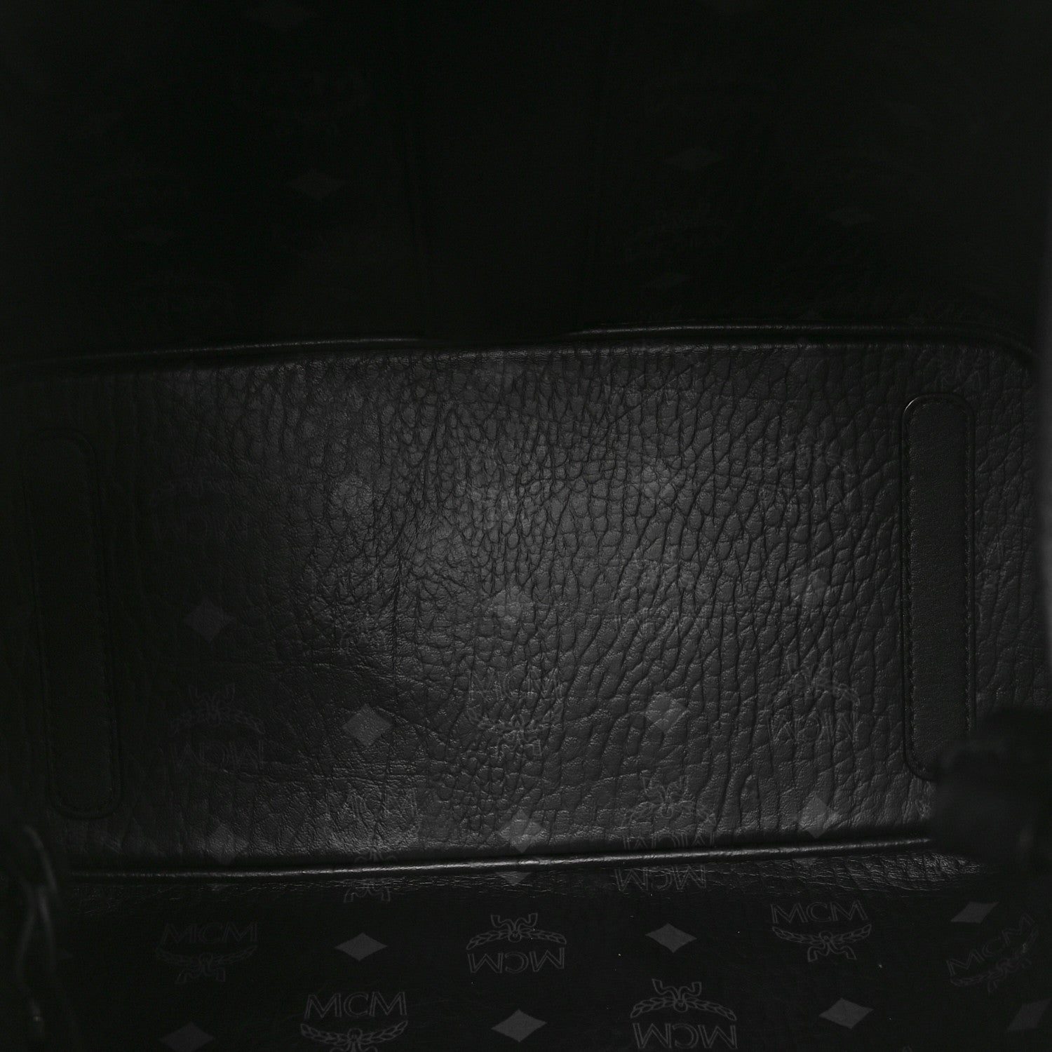 MCM Visetos Small Liz Reversible Shopper Tote Black 10 of 16