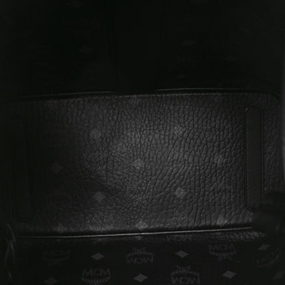 MCM Visetos Small Liz Reversible Shopper Tote Black 10 of 16