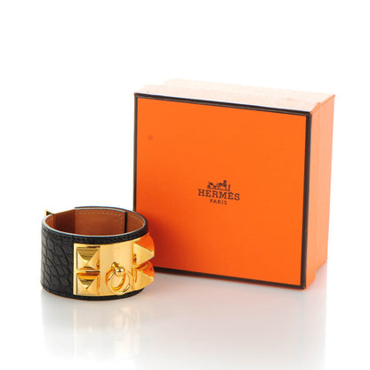 Hermes Matte Alligator Collier De Chien CDC Bracelet S Black 9 of 9