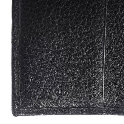 Gucci Calfskin Denim Monogram French Flap Wallet 7 of 8