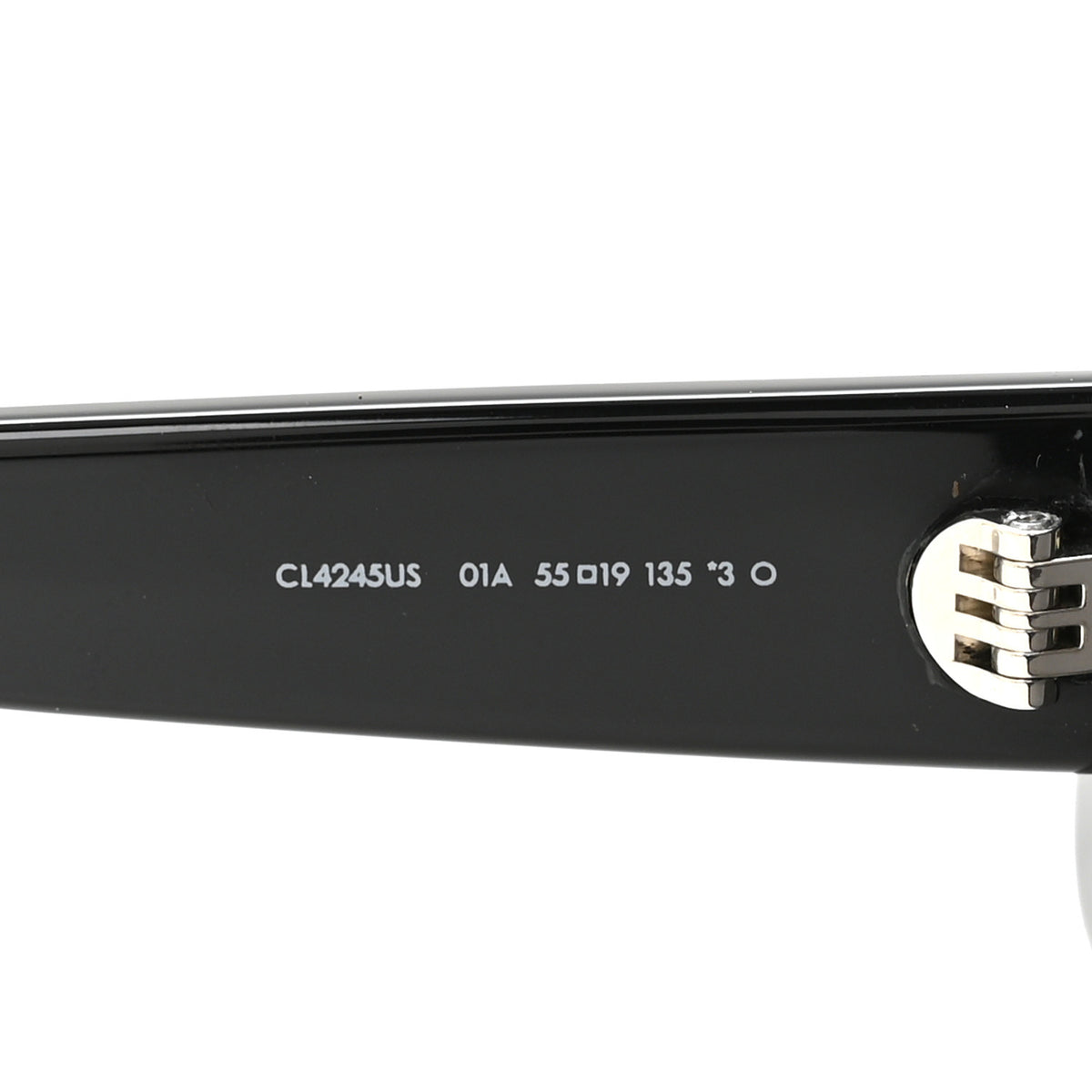 Celine Acetate Crystal Sunglasses CL4245US Black 5 of 8