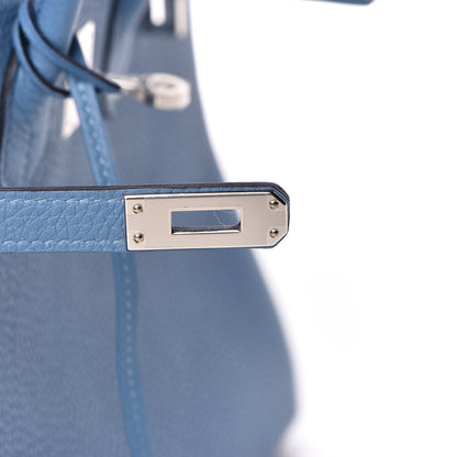 Hermes Togo Birkin 25 Azur 29 of 30