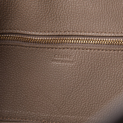 Celine Crisped Calfskin Medium Tie Knot Tote Taupe 22 of 31