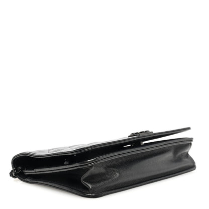 Chanel Caviar Quilted Boy Wallet On Chain WOC So Black 4 of 11