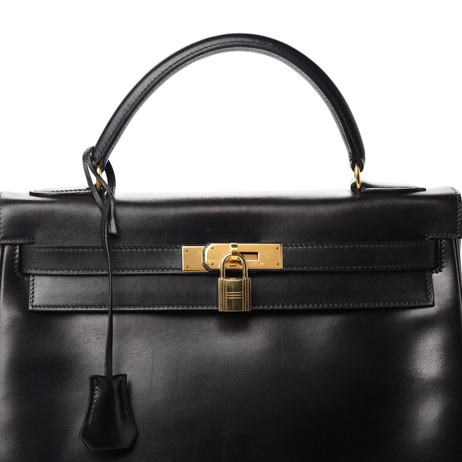Hermes Box Kelly Retourne 32 Black 11 of 11