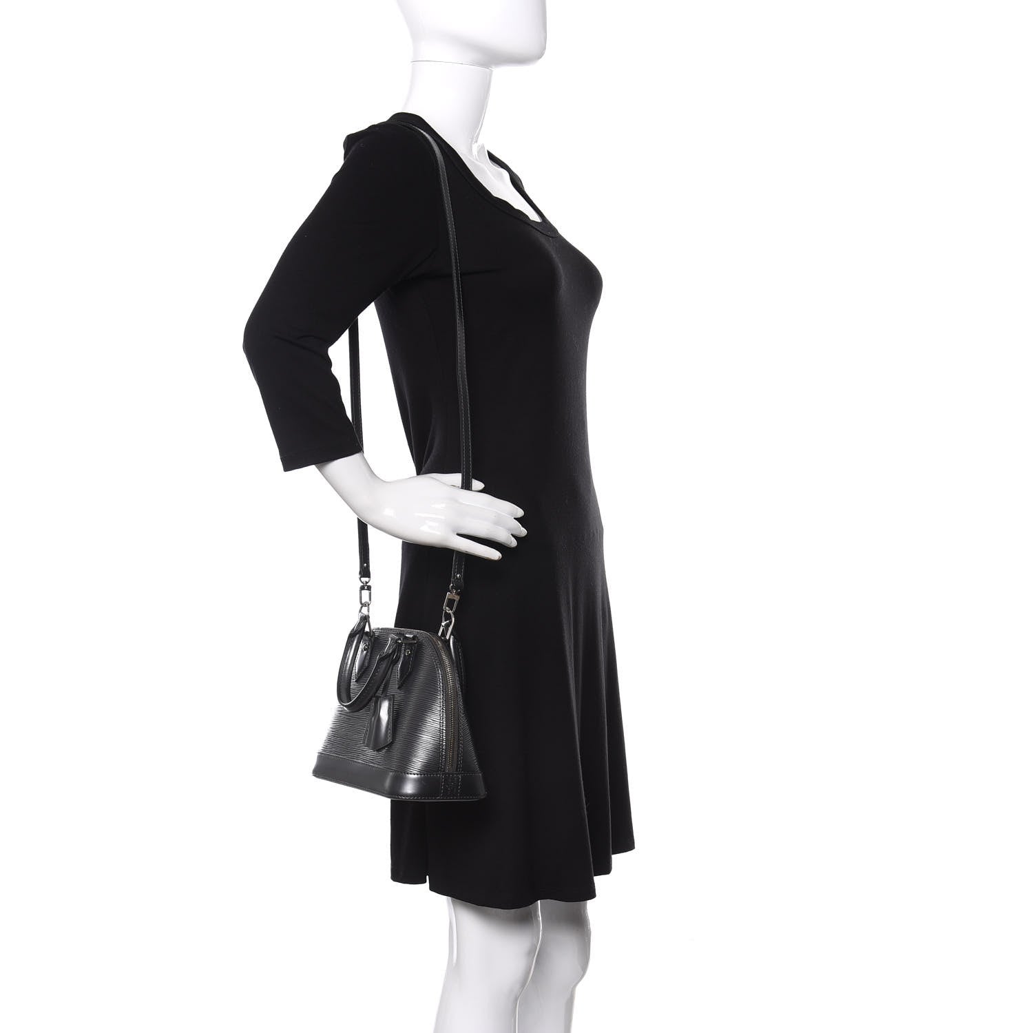 Louis Vuitton Epi Alma BB Anthracite Nacre 2 of 11