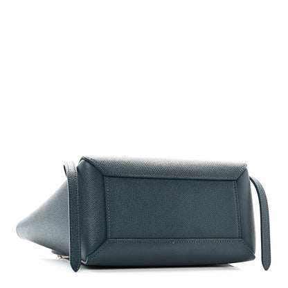 Celine Grained Calfskin Nano Belt Bag Abyss Blue 4 of 10