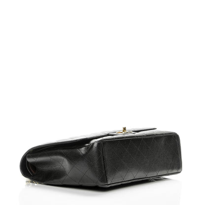 Chanel Caviar Quilted Maxi Double Flap Black 4 of 7