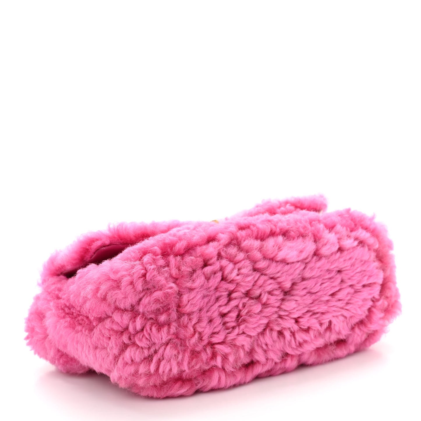 Shearling Sheepskin Medium Chanel 19 Flap Pink