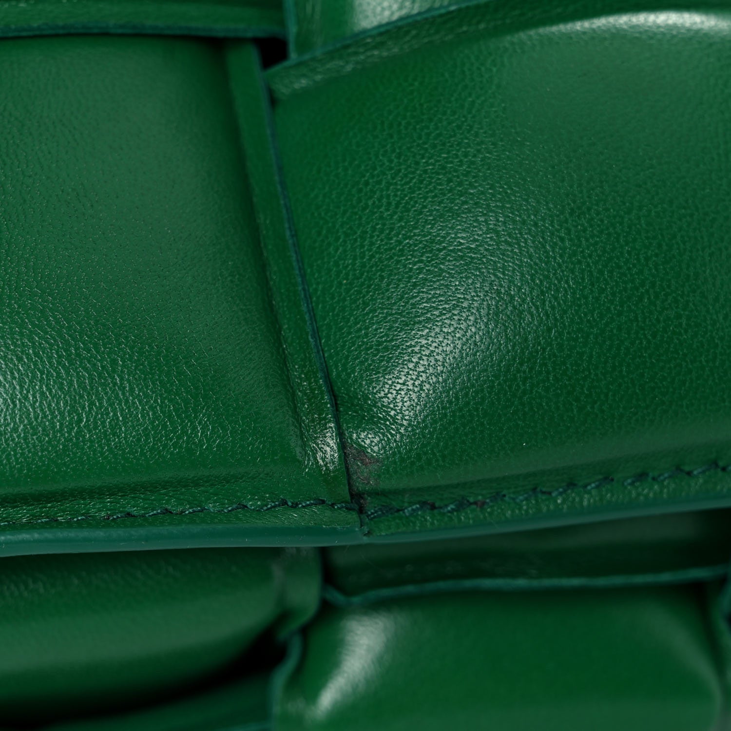 Bottega Veneta Nappa Maxi Intreccio Padded Cassette Crossbody Bag Racing Green 17 of 19