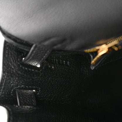 Hermes Togo Kelly Retourne 25 Black 7 of 11
