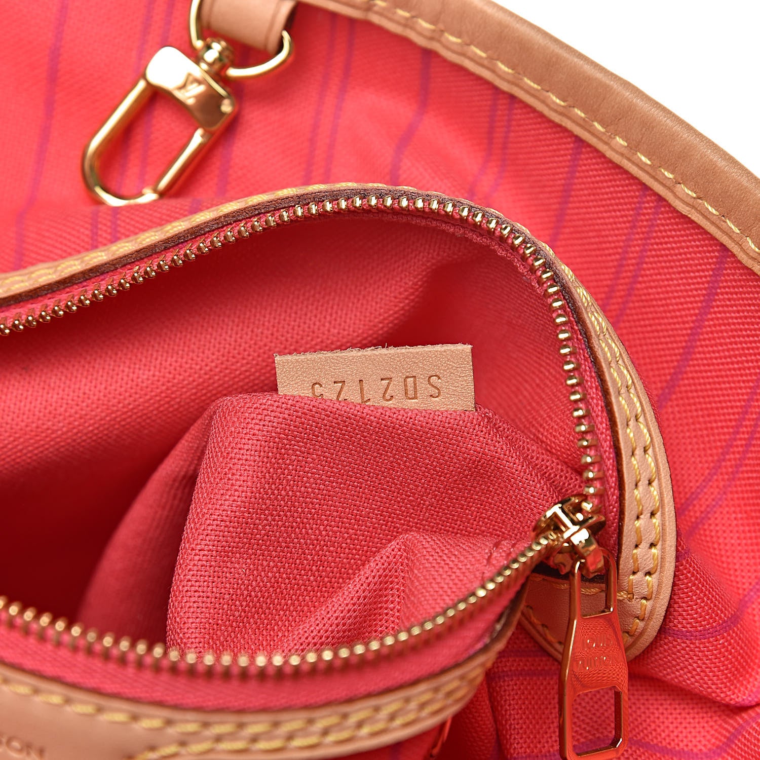 Louis Vuitton Damier Azur Delightful PM Pink 8 of 16