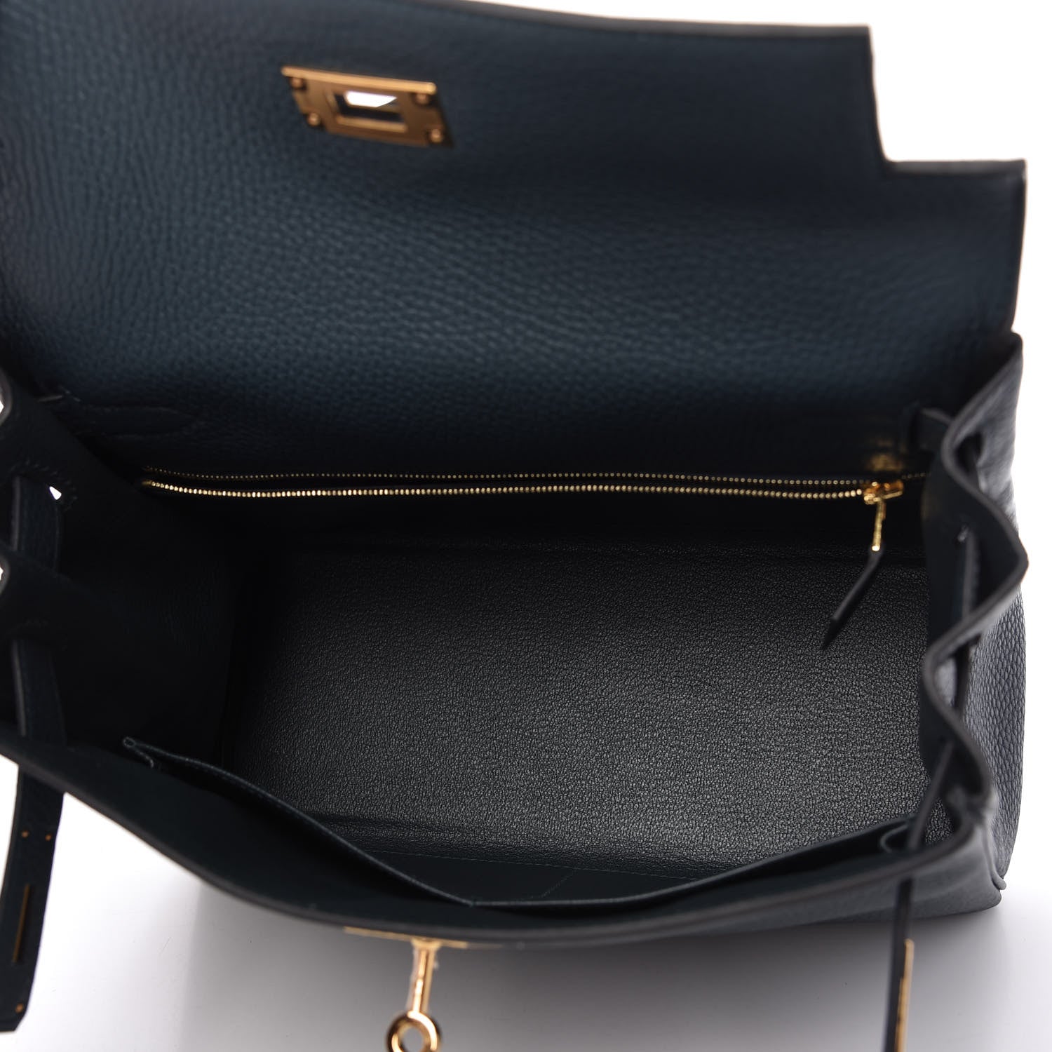 Hermes Taurillon Clemence Kelly Retourne 28 Vert Cypress 5 of 11